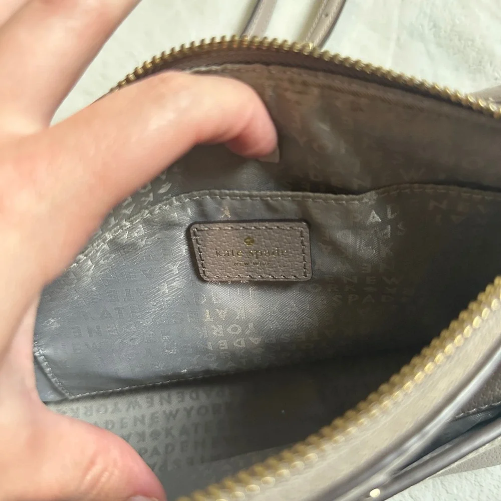 Kate Spade Grove Street Millie Small Taupe Cross‎ Body Purse